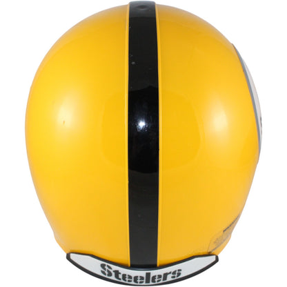 Pittsburgh Steelers Full Size Authentic VSR4 Helmet (Gold/Grey Mask)