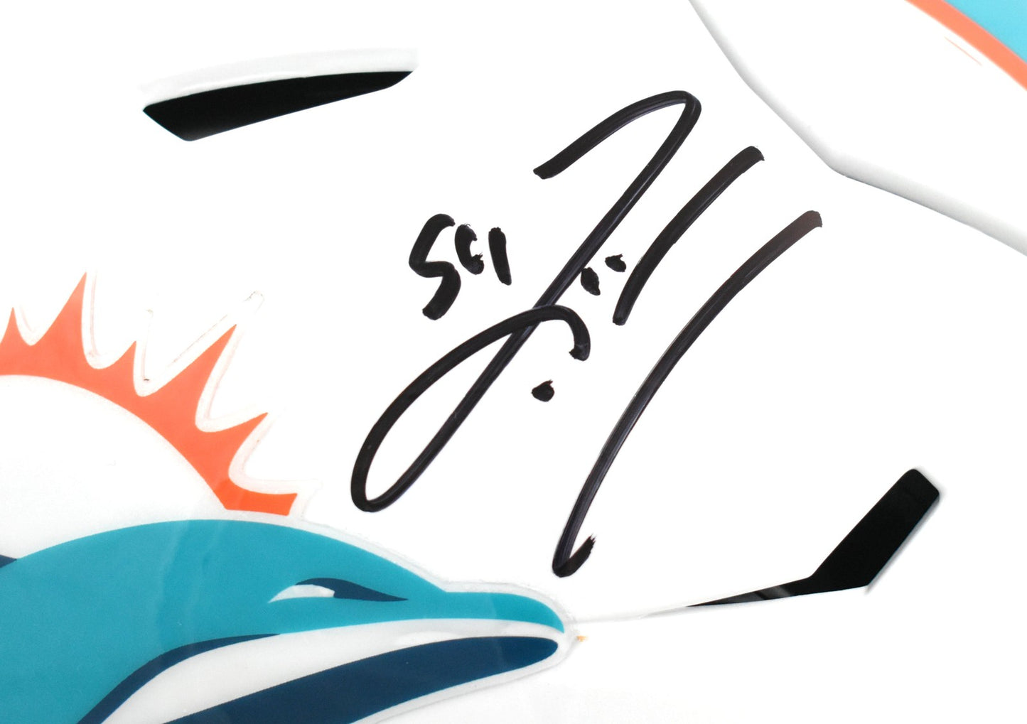 Zach Thomas Signed Miami Dolphins Full Size Speedflex Helmet