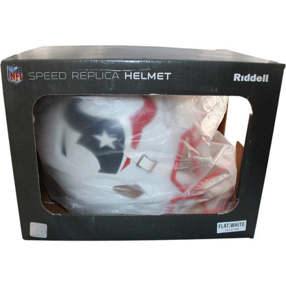 Andre Johnson Houston Texans Signed Full Size Flat White Replica Helmet