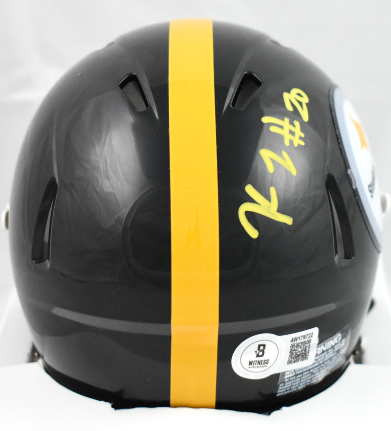 Kaleb Johnson Signed Pittsburgh Steelers Speed Mini Helmet