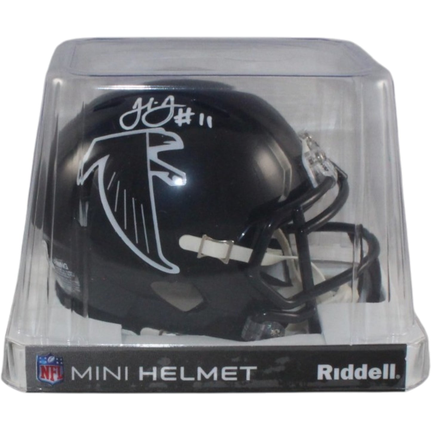 Julio Jones Autographed Atlanta Falcons Throwback Mini Helmet