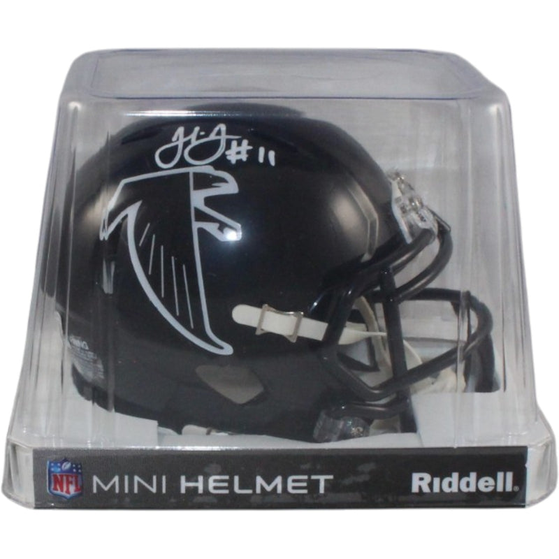 Julio Jones Autographed Atlanta Falcons Throwback Mini Helmet