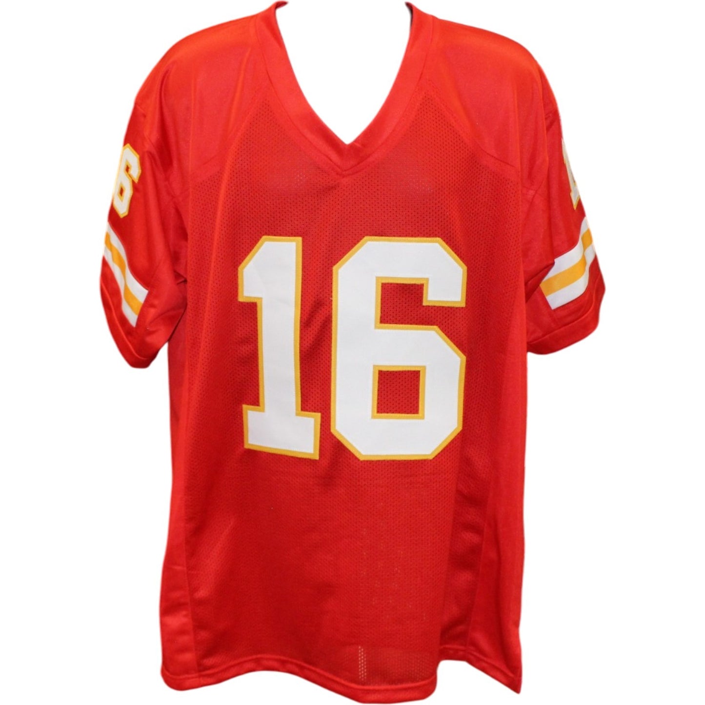 Len Dawson Signed Kansas City Chiefs Red Jersey