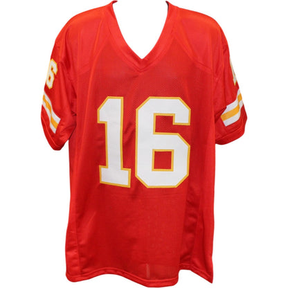 Len Dawson Signed Kansas City Chiefs Red Jersey