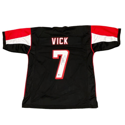 Michael Vick Signed Atlanta Falcons Custom Jersey (Beckett COA)