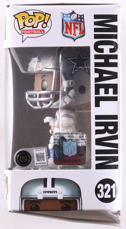 Michael Irvin Signed Dallas Cowboys Funko Pop #321