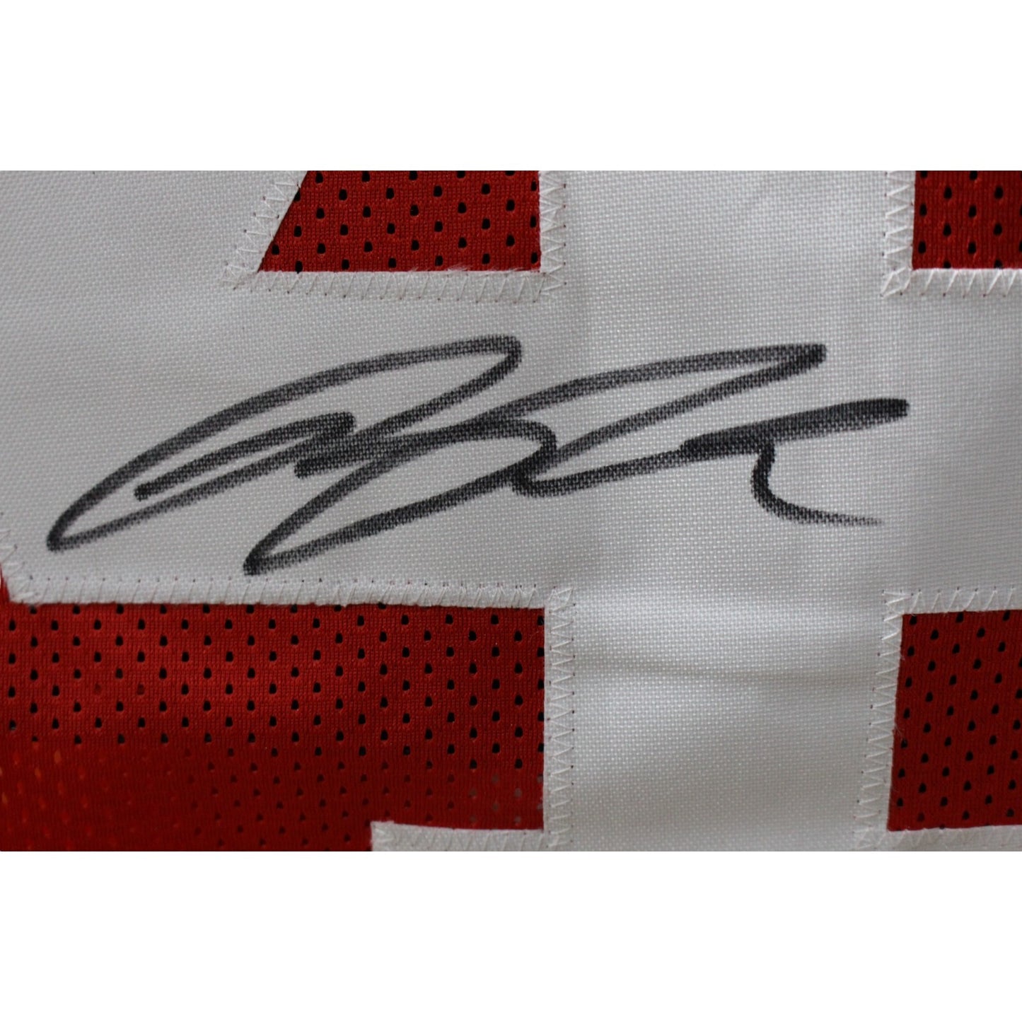 Ricky Pearsall Autographed Red Pro Style Custom Football Jersey