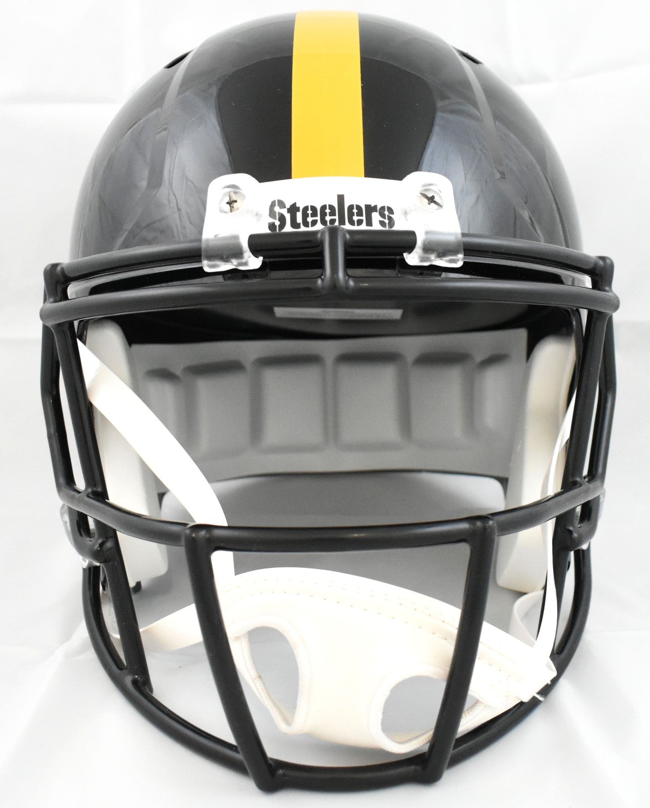 T.J. Watt Signed Pittsburgh Steelers White Full Size Speed Helmet