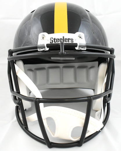 T.J. Watt Signed Pittsburgh Steelers White Full Size Speed Helmet