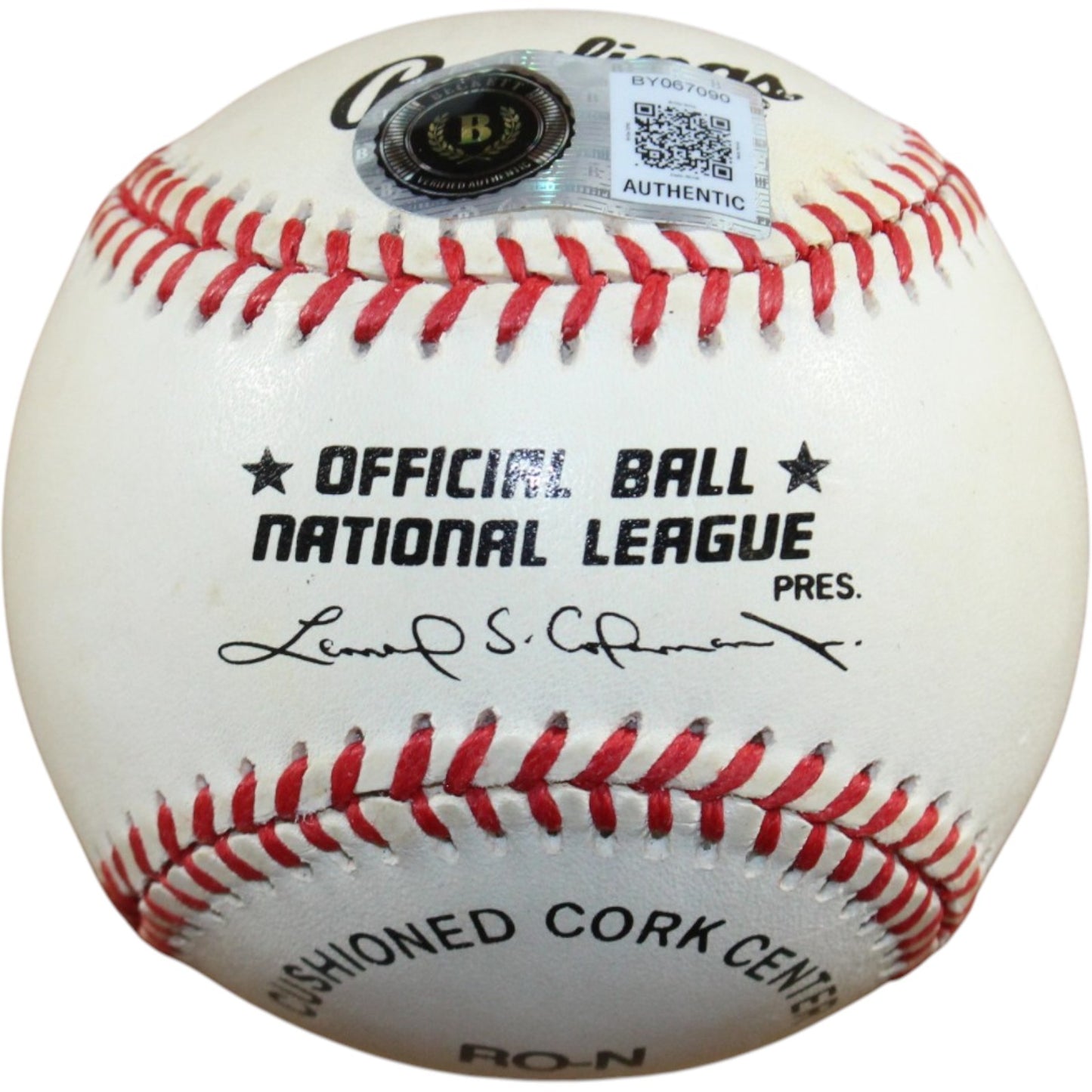 Stan Musial Autographed St. Louis Cardinals Official National League Baseball