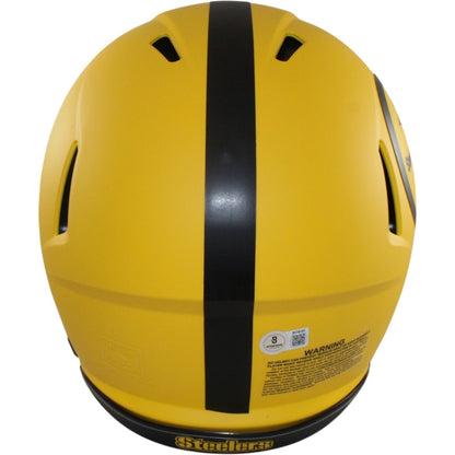 Troy Polamalu Signed Pittsburgh Steelers Authentic Rave Full Size Helmet