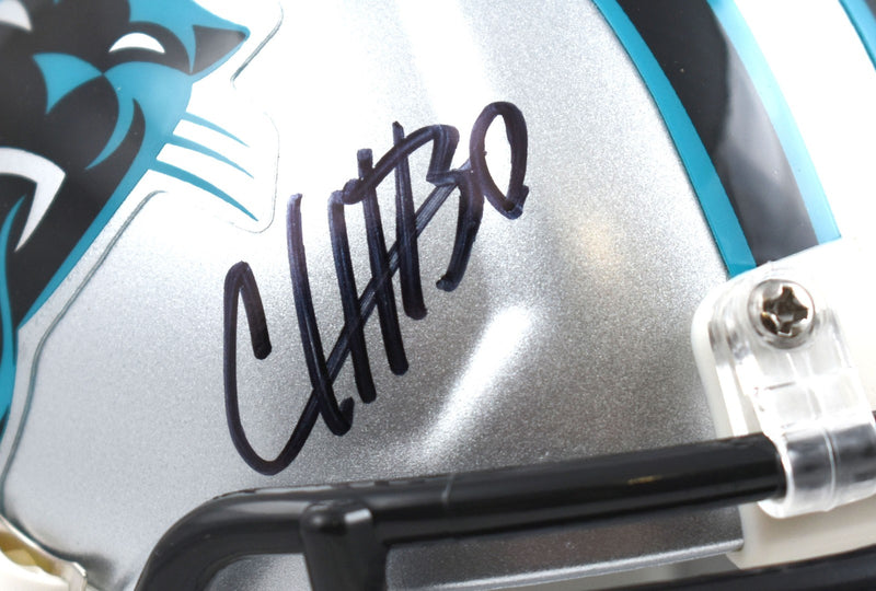 Chuba Hubbard Signed Carolina Panthers Speed Mini Helmet