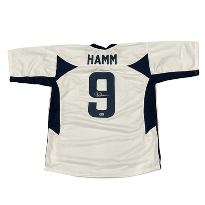 Mia Hamm Signed USA Custom Soccer Jersey (Beckett Witnessed)