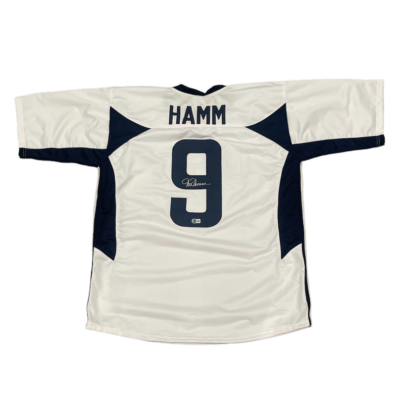 Mia Hamm Signed USA Custom Soccer Jersey (Beckett Witnessed)