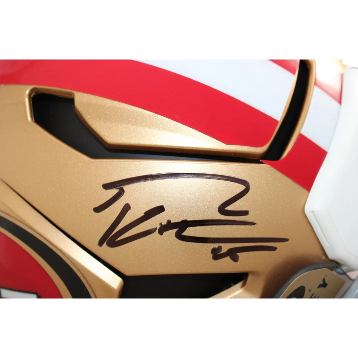 Brock Purdy & George Kittle Signed San Francisco 49ers Full Size Axiom Helmet