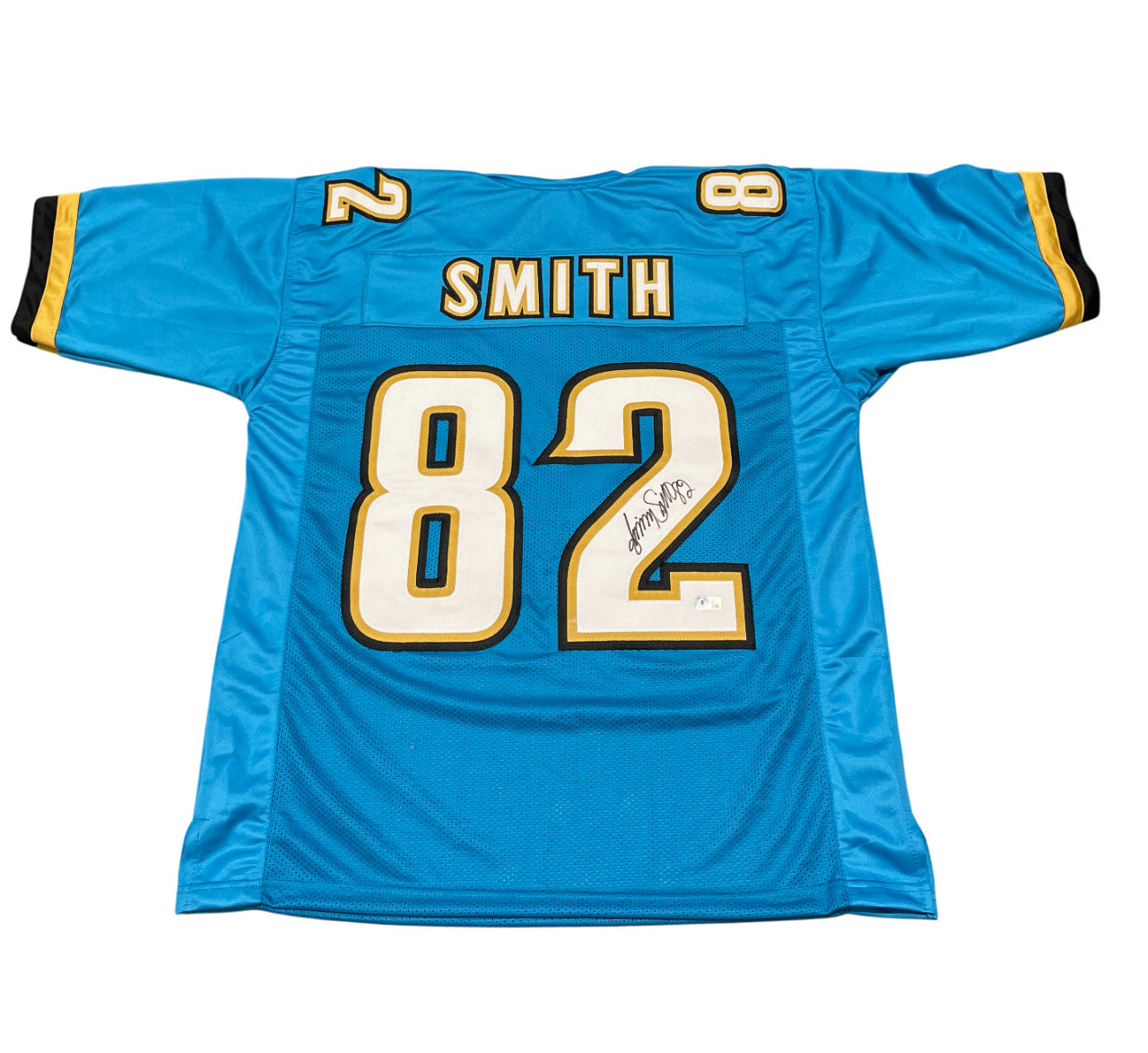 Jimmy Smith Signed Jacksonville Jaguars Custom Jersey (Beckett Witnessed)