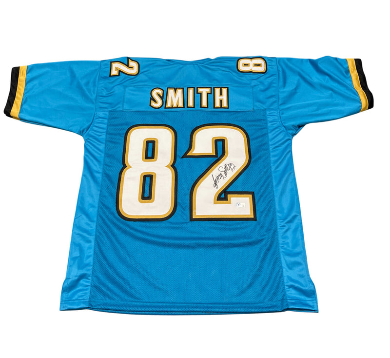 Jimmy Smith Signed Jacksonville Jaguars Custom Jersey (Beckett Witnessed)