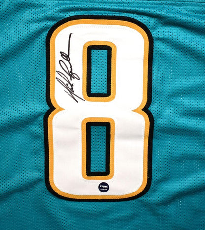 Mark Brunell Autographed Jacksonville Jaguars Style Teal Jersey