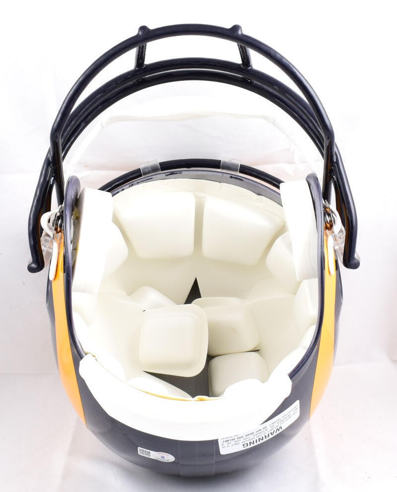 Marshall Faulk, Eric Dickerson & Jerome Bettis Signed Rams Full Size Helmet