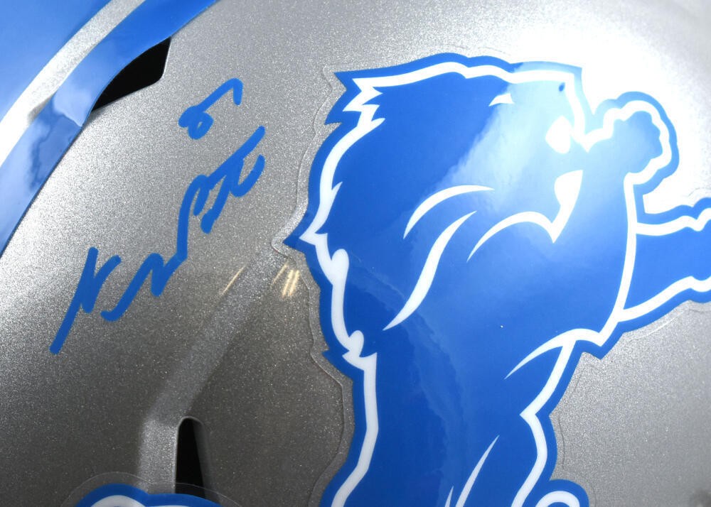 Sam LaPorta Autographed Detroit Lions Full Size Speed Helmet