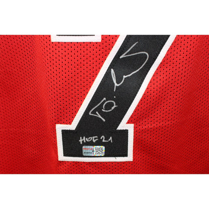 Toni Kukoc Chicago Bulls Signed Pro Style Jersey HOF Inscription