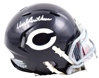 Dick Butkus Signed Chicago Bears 1962-1973 Throwback Speed Mini Helmet