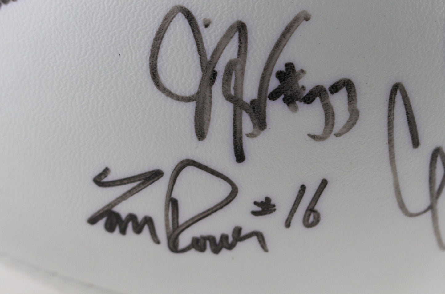 Mike Shanahan, Rod Smith & Jason Elam Signed Denver Broncos 2002 Team Football