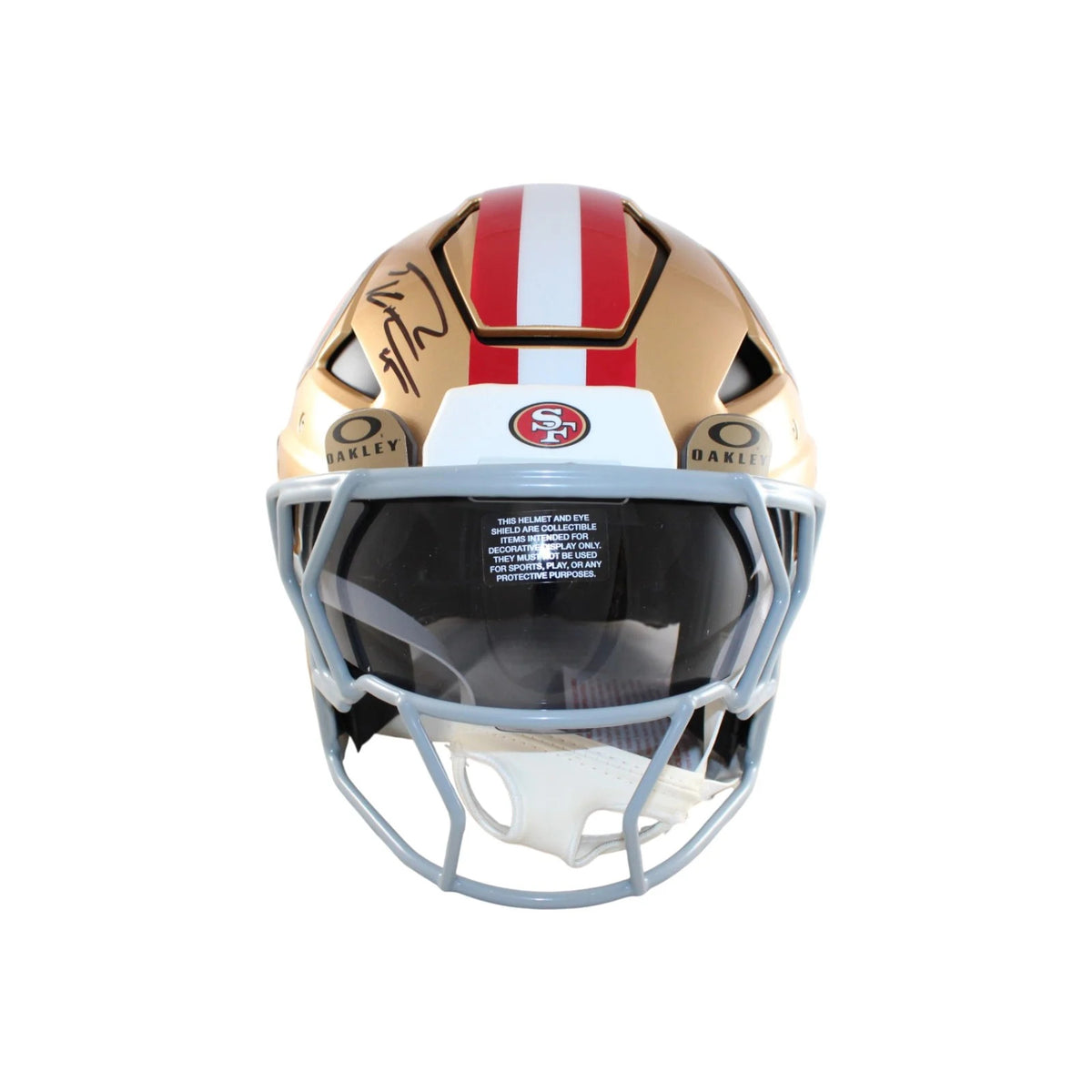 Brock Purdy & George Kittle Signed San Francisco 49ers Full Size Axiom Helmet