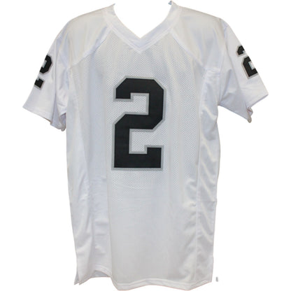 Ashton Jeanty Autographed Pro Style White Jersey (Beckett Witnessed)