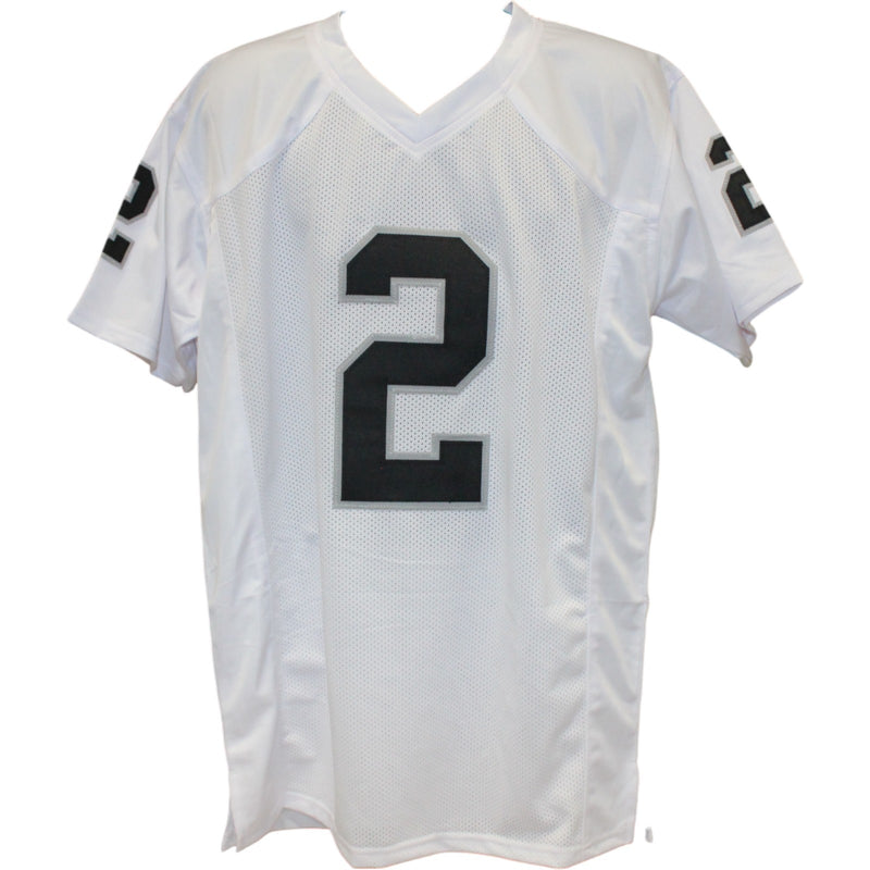 Ashton Jeanty Autographed Pro Style White Jersey (Beckett Witnessed)