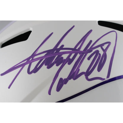 Adrian Peterson Autographed Minnesota Vikings 2024 Alternate Full Size Helmet
