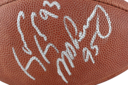 Shannon Sharpe, James Jones & Michael Dean Perry Signed Broncos Mini Football