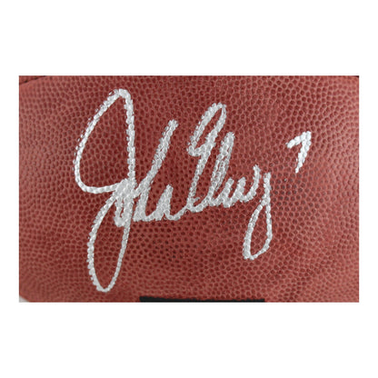 John Elway Signed Denver Broncos Hall of Fame Official Football BAS