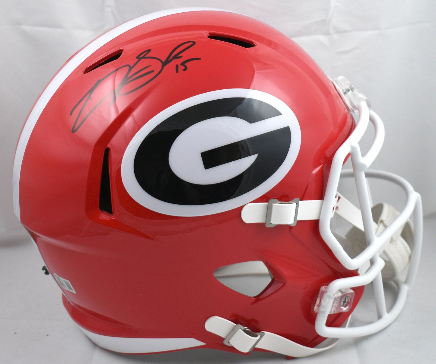 Carson Beck Signed Georgia Bulldogs Full Size Speed Helmet