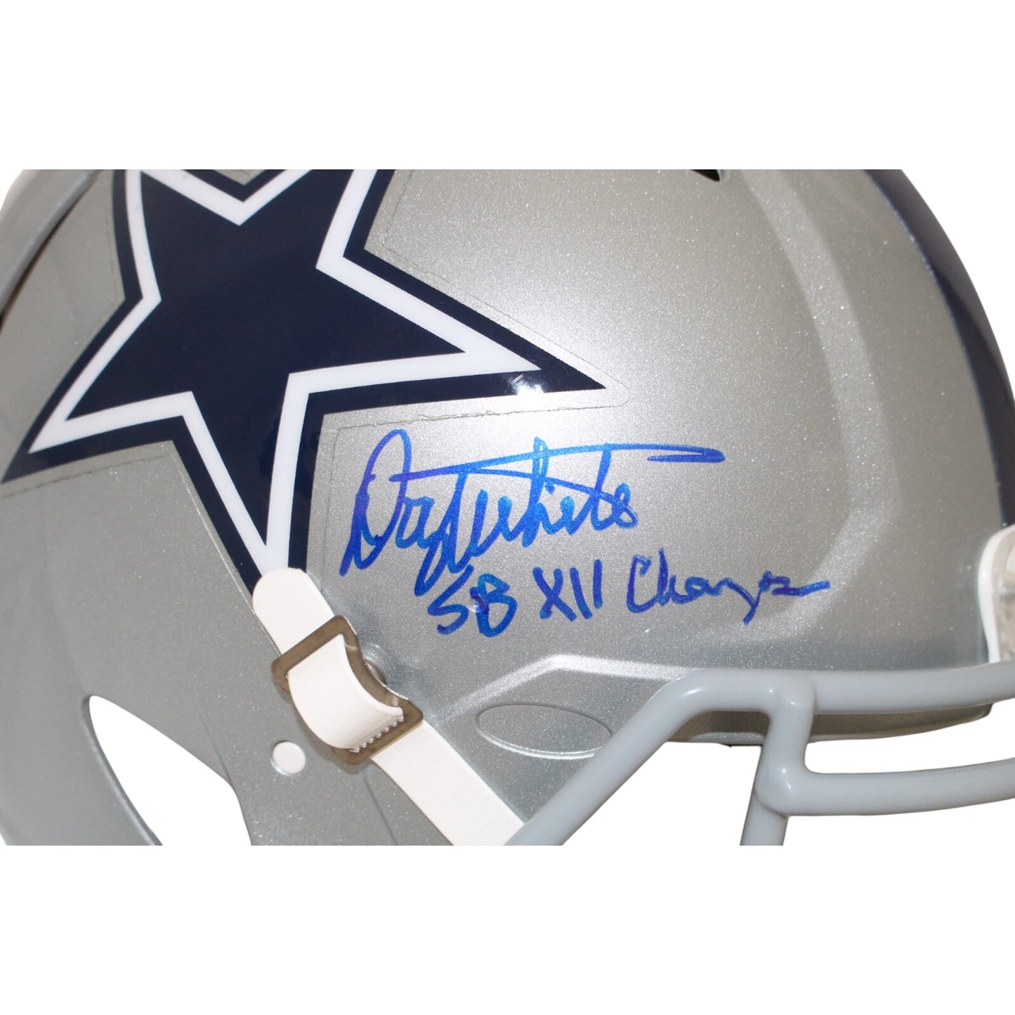 Danny White Dallas Cowboys Signed Authentic Full Size Helmet SB XII