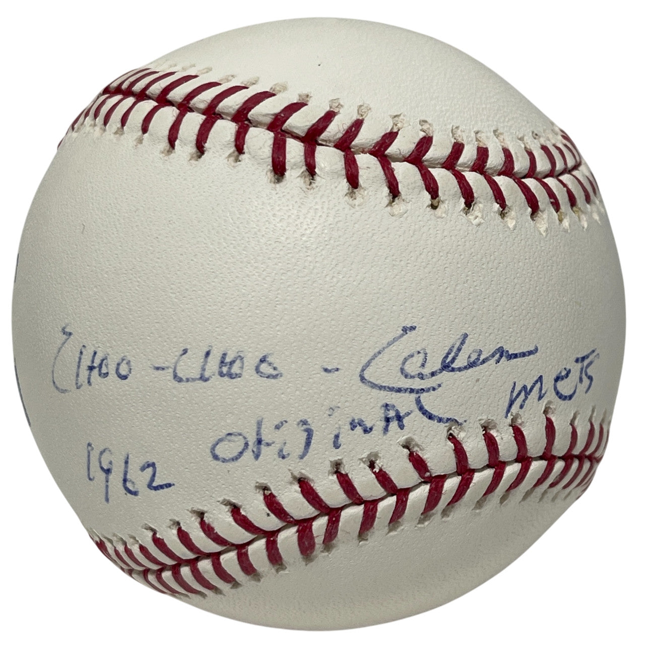 Choo-Choo Coleman Signed Official Major League Baseball (1962 Mets) JSA