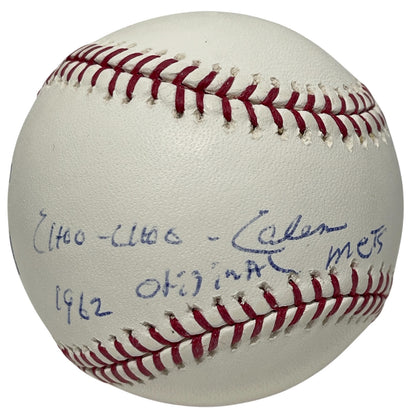 Choo-Choo Coleman Signed Official Major League Baseball (1962 Mets) JSA