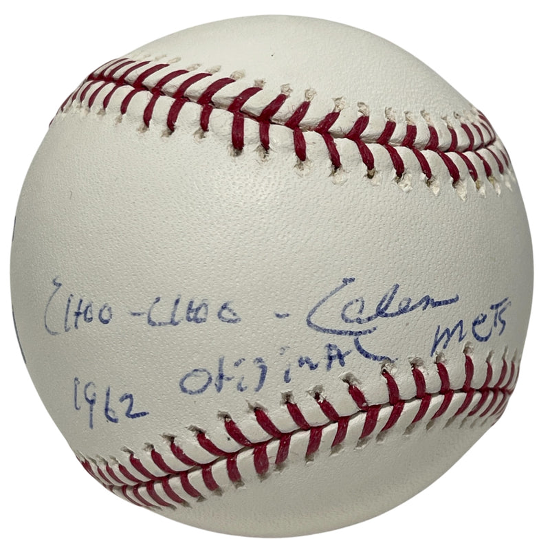 Choo-Choo Coleman Signed Official Major League Baseball (1962 Mets) JSA