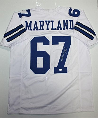 Russell Maryland Autographed White Custom Football Jersey