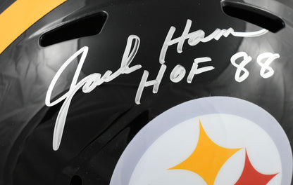 Jack Ham Autographed Pittsburgh Steelers Full Size Speed Helmet
