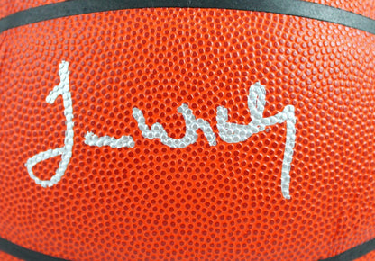 Magic Johnson & James Worthy Signed Official NBA Wilson Basketball