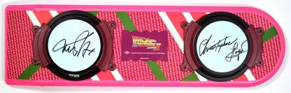 Michael J. Fox & Christopher Lloyd Signed Back To The Future Hoverboard