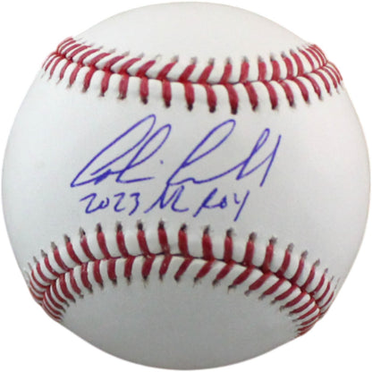 Corbin Carroll Autographed Arizona Diamondbacks OML Baseball (2023 NL ROY)