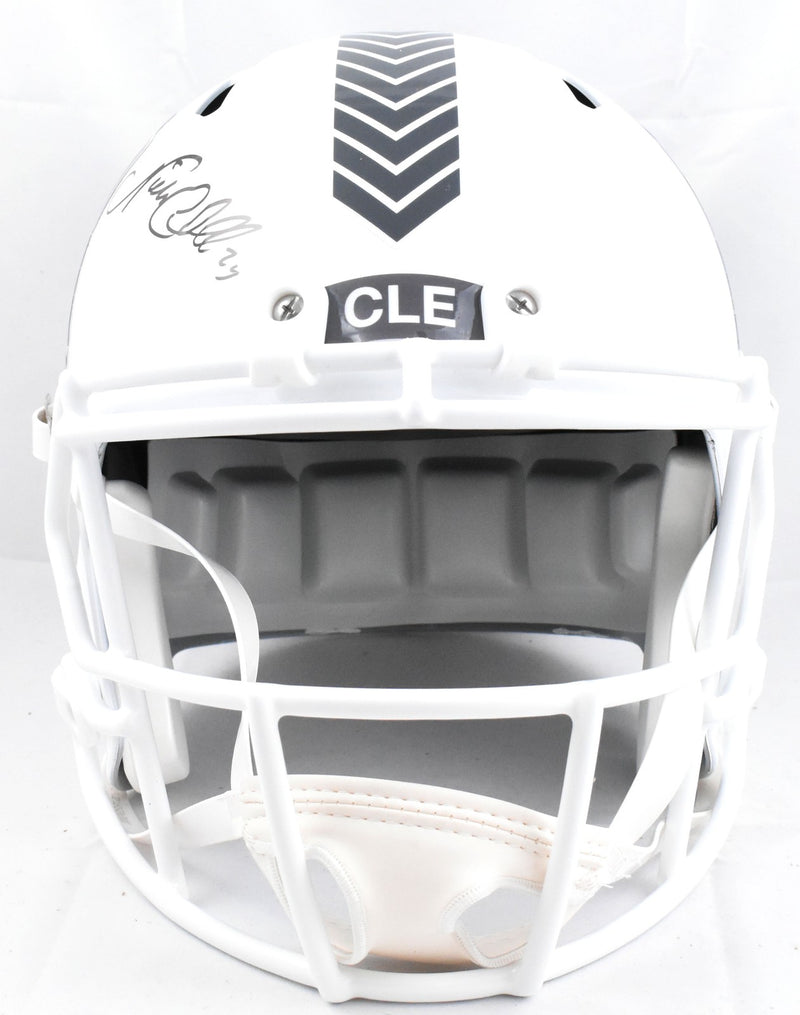 Nick Chubb Signed Cleveland Browns Full Size 2024 Salute to Service Helmet