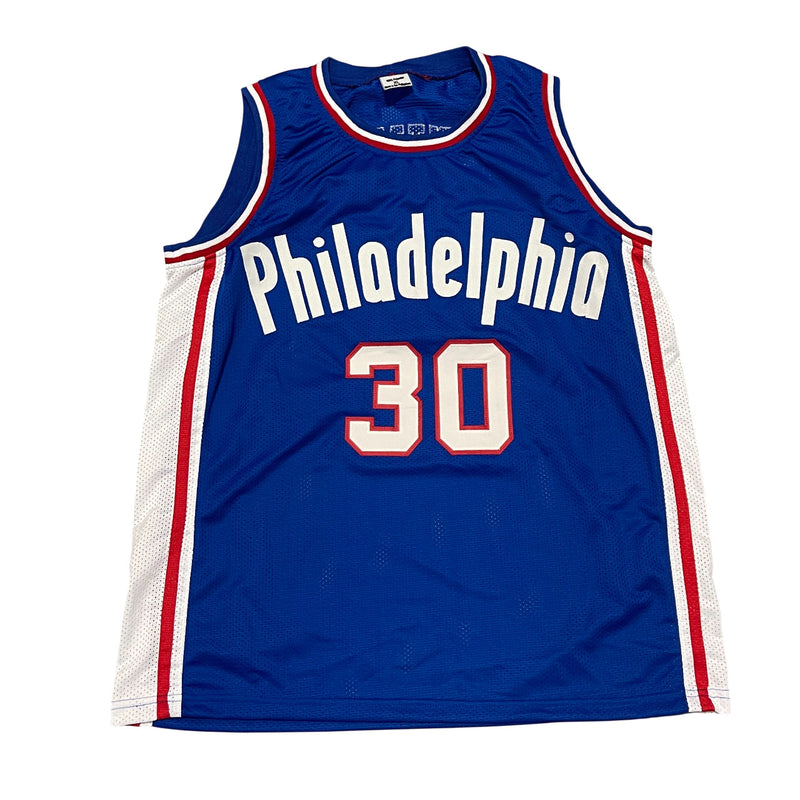 George McGinnis Signed Philadelphia 76ers Custom Jersey (HOF 2017) BAS