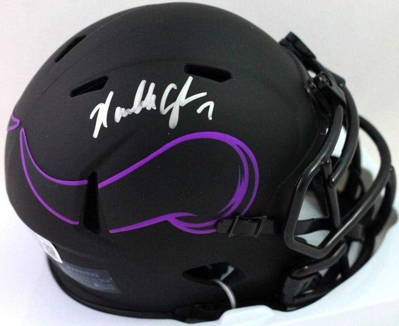 Randall Cunningham Autographed Minnesota Vikings Eclipse Mini Helmet
