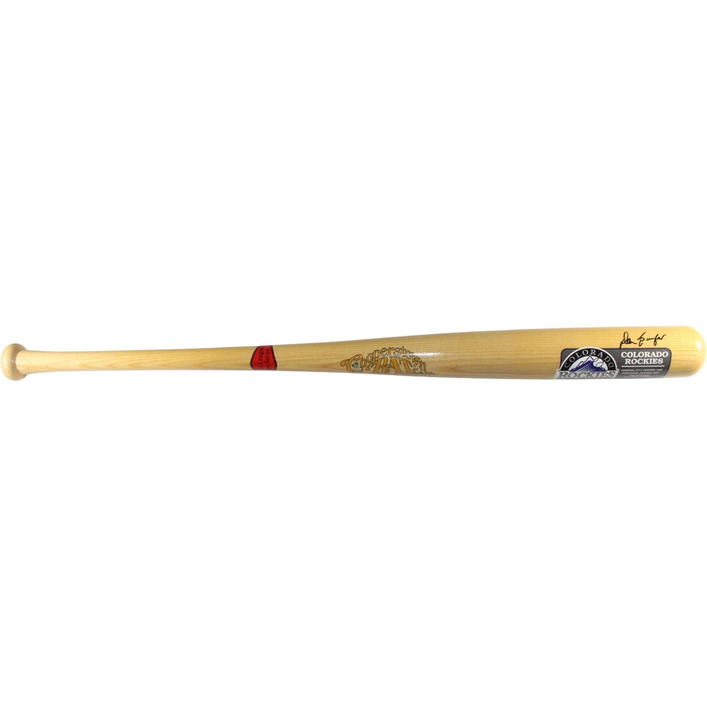 Don Baylor Autographed Colorado Rockies Cooperstown Baseball Bat
