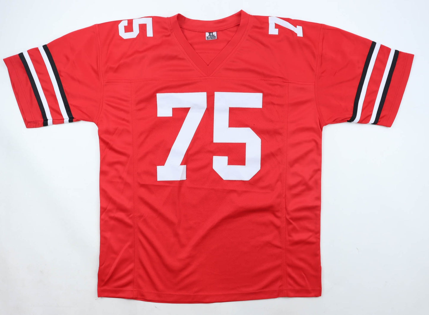 Orlando Pace Autographed Ohio State Buckeyes Red Custom Jersey
