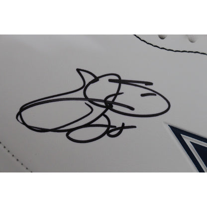 Emmitt Smith Signed Dallas Cowboys Logo Football (Beckett)