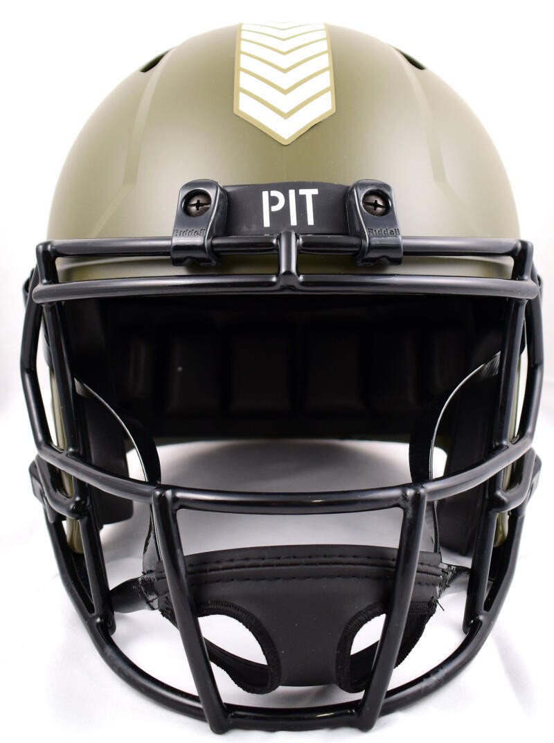George Pickens Signed Pittsburgh Steelers Salute to Service Full Size Helmet
